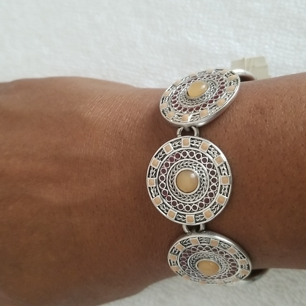 New Lucky Brand Stone Link Bracelet - Picture 6 of 7